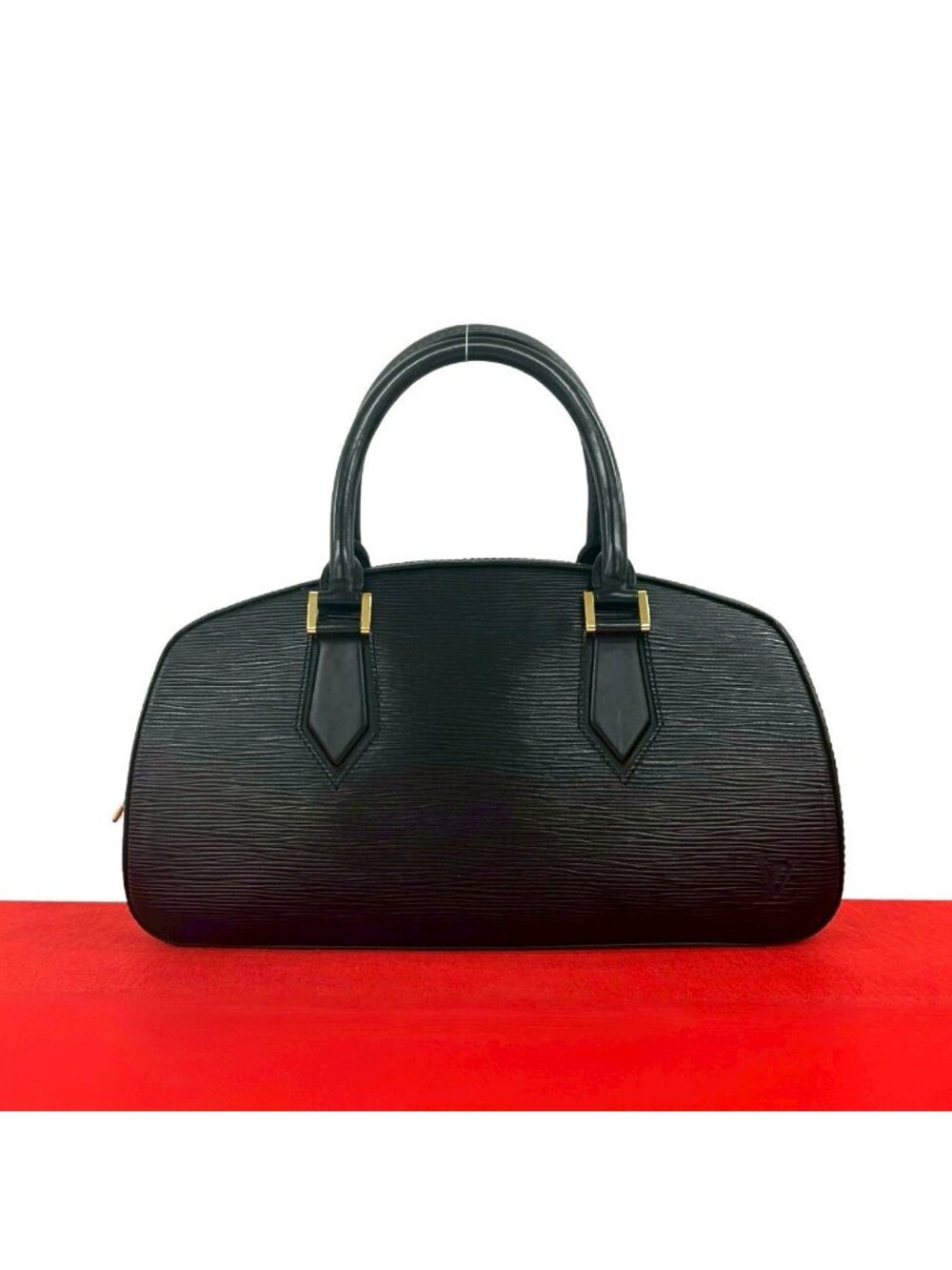 Louis Vuitton Vintage Jasmine Epi Leather Boston Bag Noir